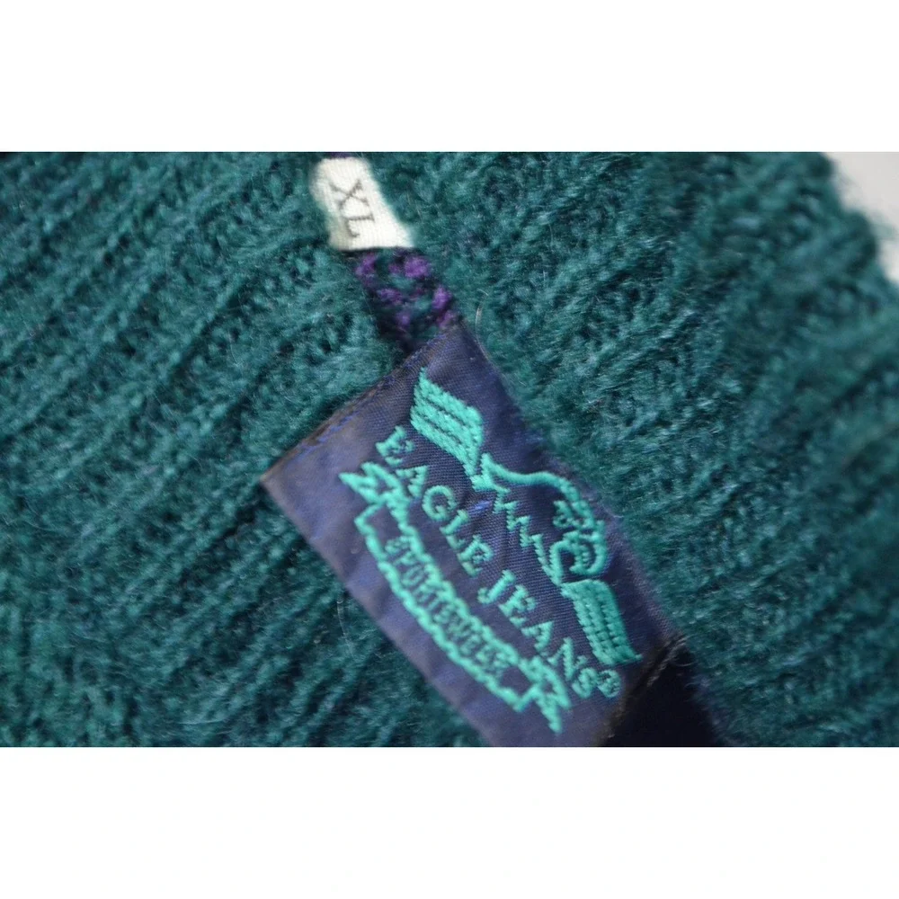 Vintage‎ 1980s Eagle Jeans Size XL Thick Knit Oversized Cosby Sweater